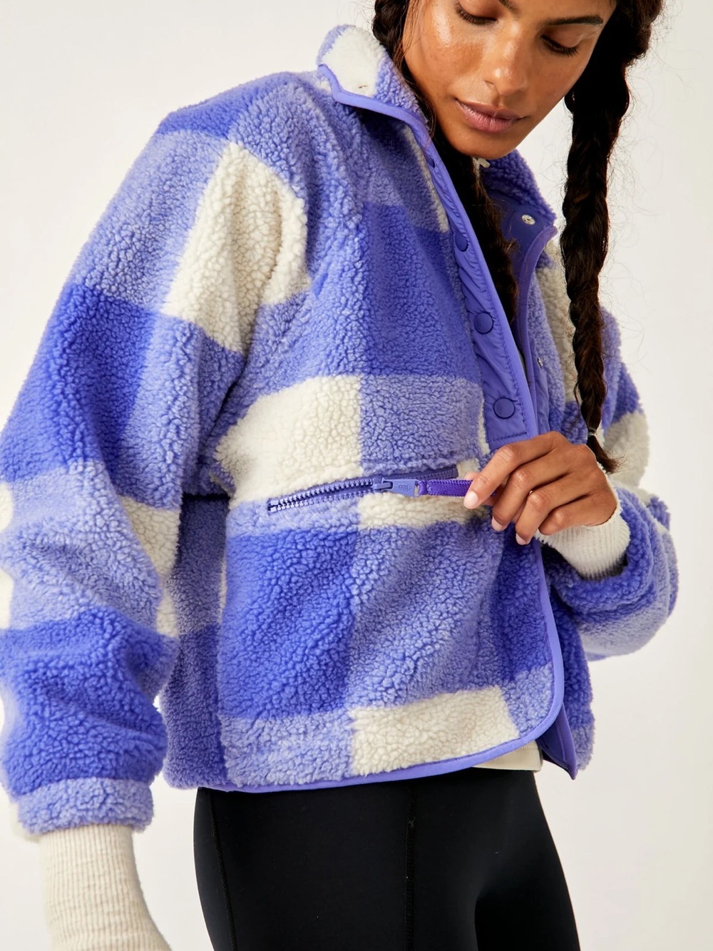 Free People Ruby ridge hit the slopes Sherpa Jacket